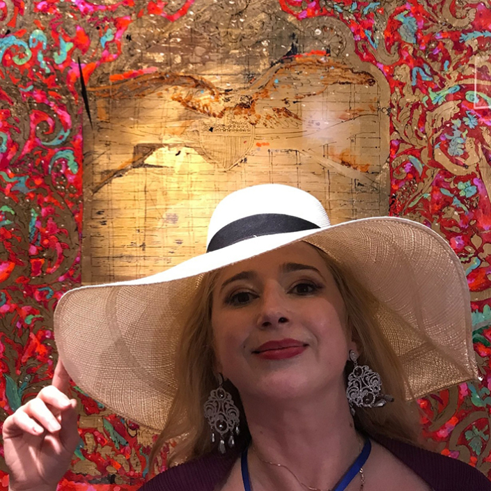 L'artiste Dana York expose dans une galerie à Monaco